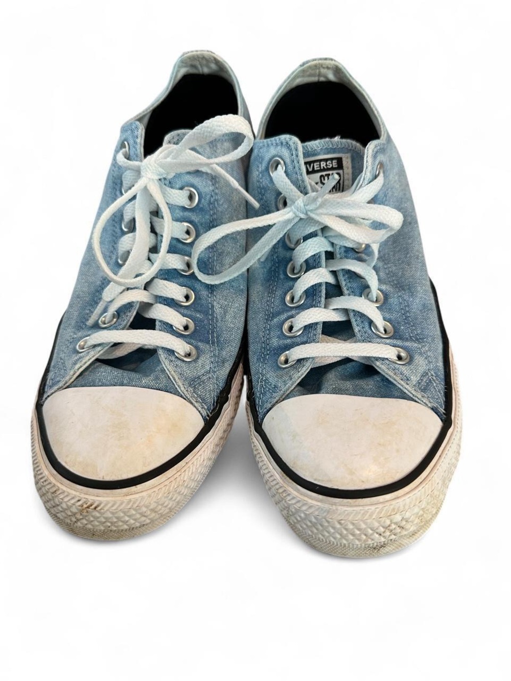 Men 10 converse shoes Blue all star